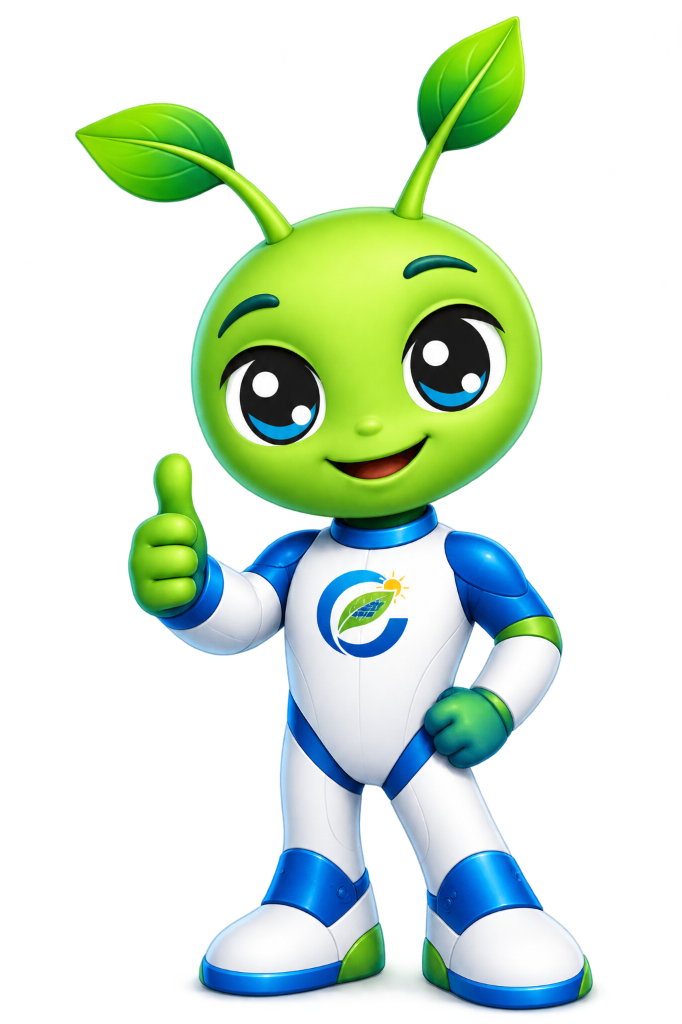 Greeni, la mascota de Greeniux